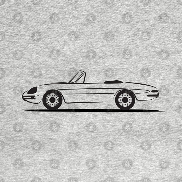 Alfa Romeo Giulietta Spider Duetto Graduate Black by PauHanaDesign